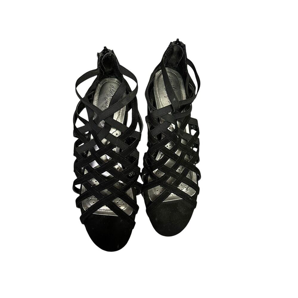 Dexflex Size 9 Trista Black Strappy Heel - Picture 3 of 7
